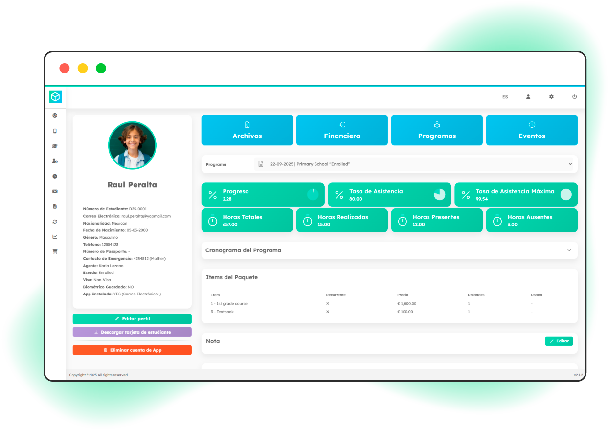 Integral student vision